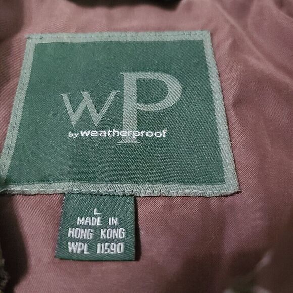 WP By Weatherproof Mens Jacket Brown Size Large Polyester Blend Long Sleeve - Picture 5 of 12
